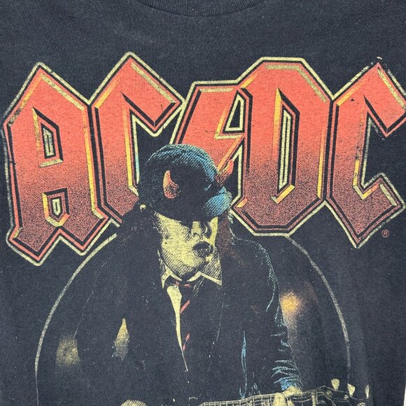 Vintage ACDC Let There Be Rock Band Graphic T-Shirt Size Small - Picture 4 of 7
